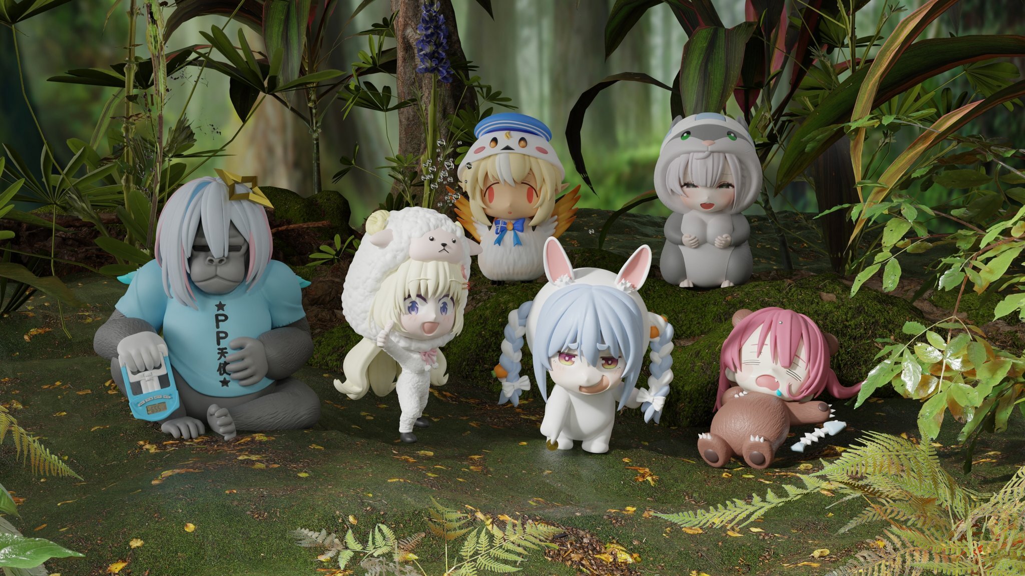 hololive  Q版 上色完成品 GK