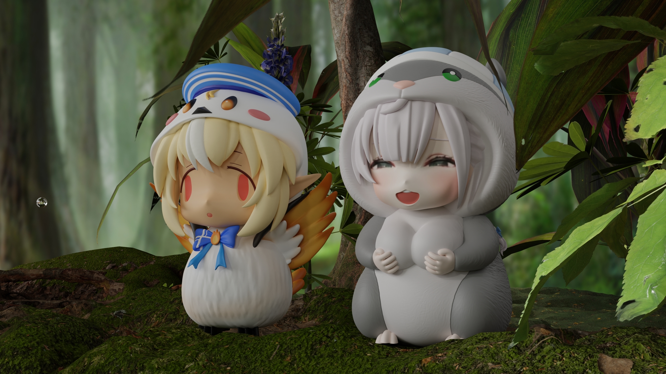 hololive  Q版 上色完成品 GK