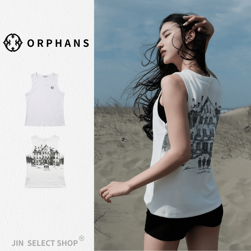 Orphans Club 華夫格大房子Logo背心 Waffle “Orphan House” Tank Top