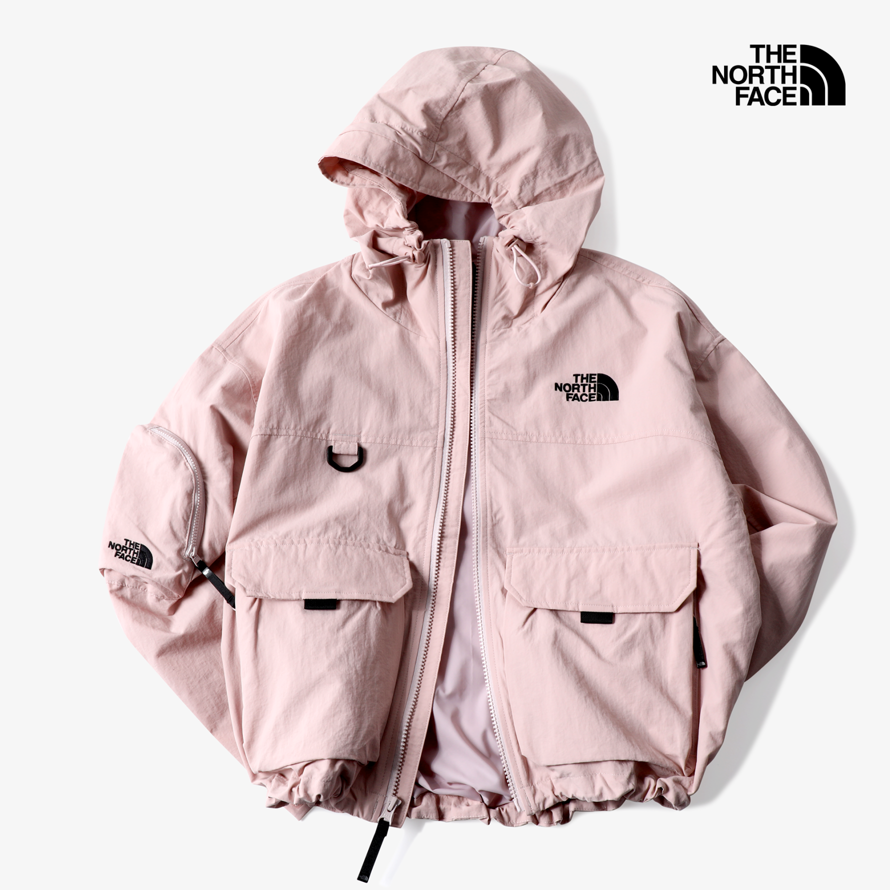 【代購】THE NORTH FACE VESTI JACKET 李瑞代言款 女款寬版連帽風衣外套