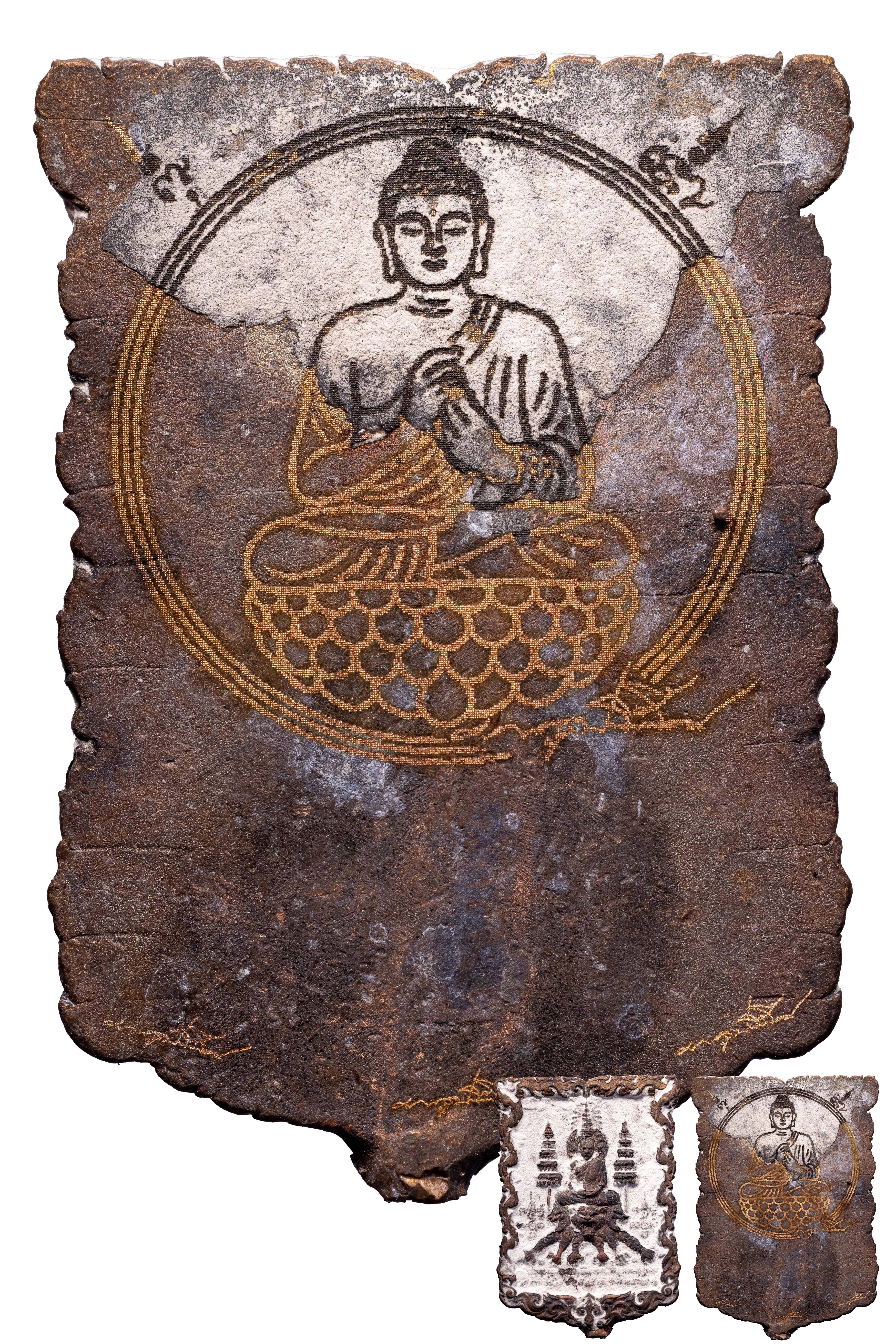 『泰國佛牌』2566-2569 冷咧 老虎模『二期 頌帕塔納』 龍婆宋功 瓦崗龍阿倫 04260305