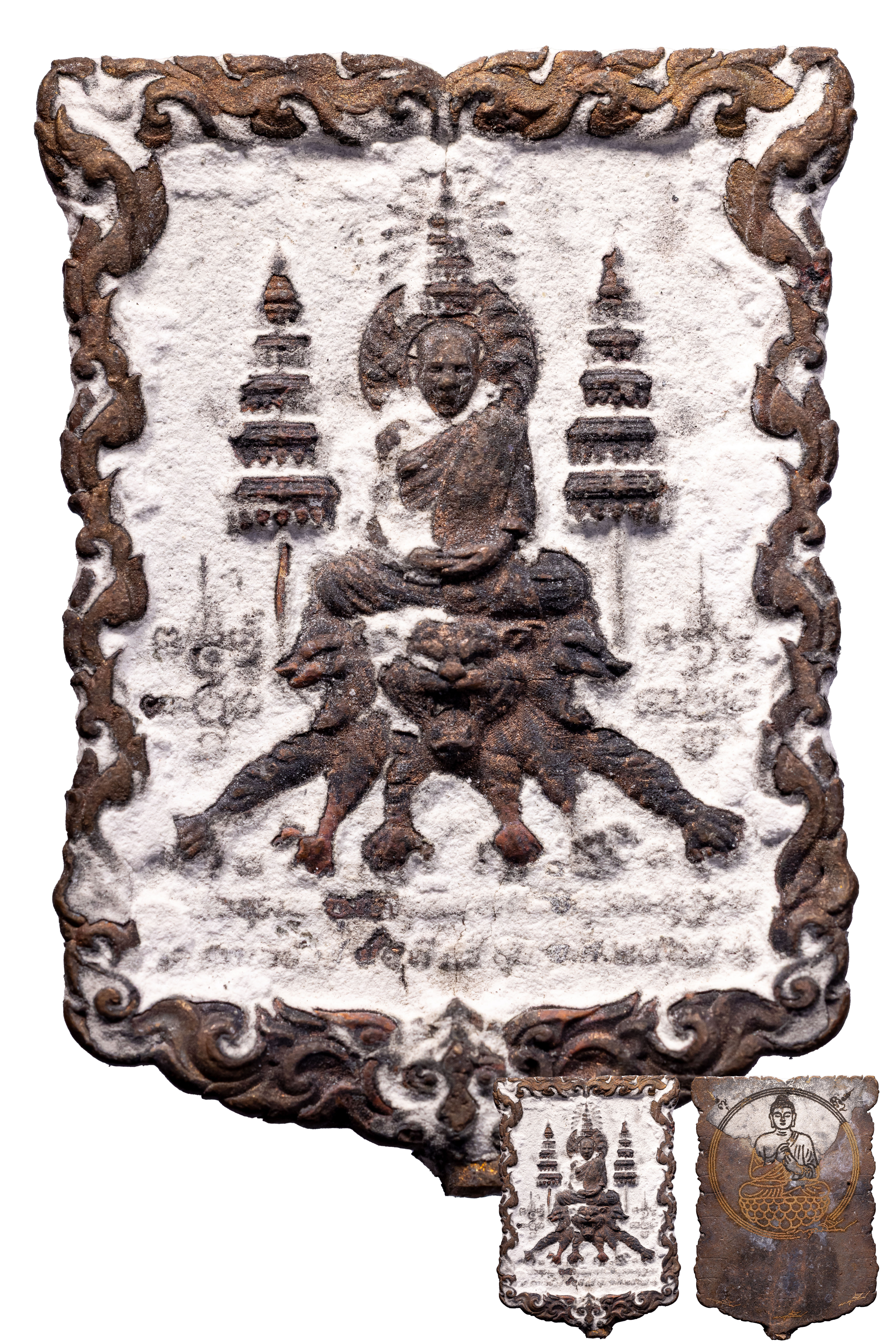 『泰國佛牌』2566-2569 冷咧 老虎模『二期 頌帕塔納』 龍婆宋功 瓦崗龍阿倫 04260305