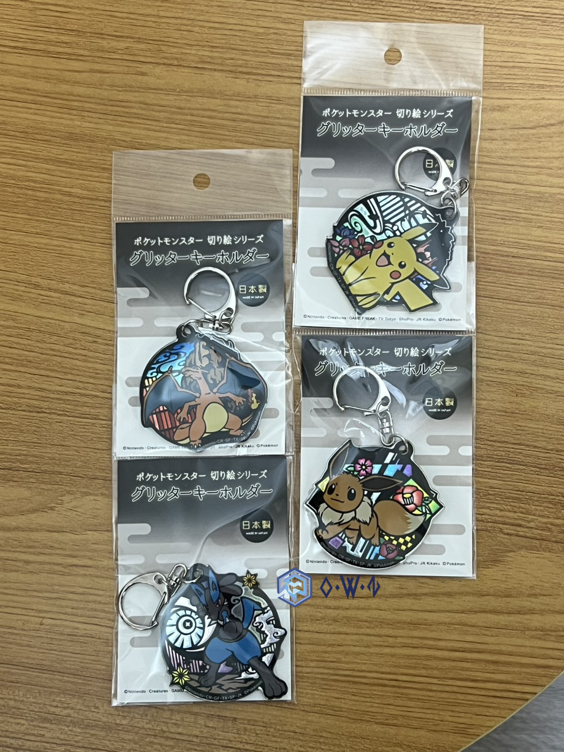 【OWN】Pokémon 寶可夢 和風系列 日本 限定 吊飾 鑰匙圈 收藏 皮卡丘 噴火龍 伊布 路卡利歐