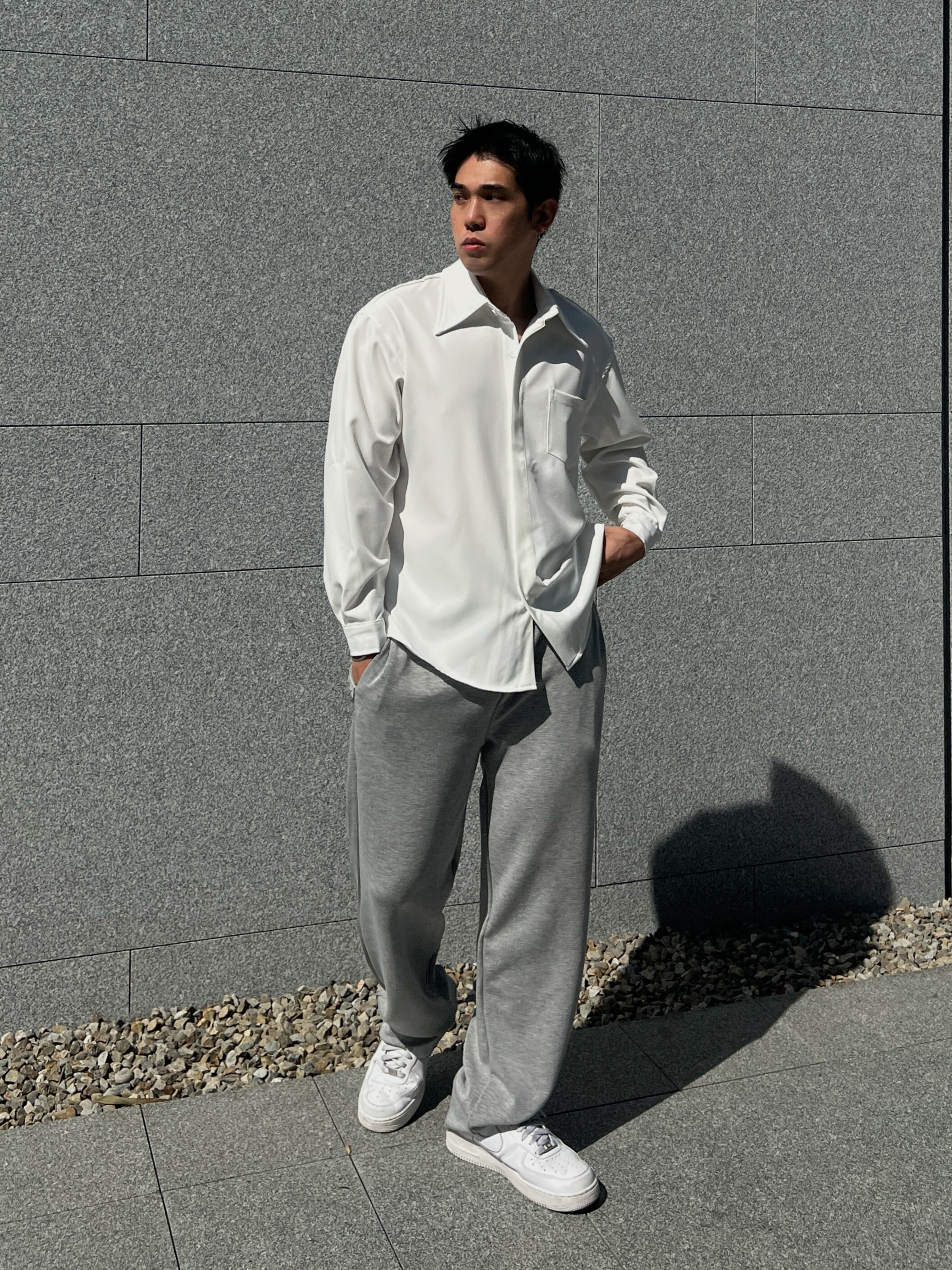 [1atm]  輕奢-抗皺長袖襯衫 project-036 design™ by 1atm