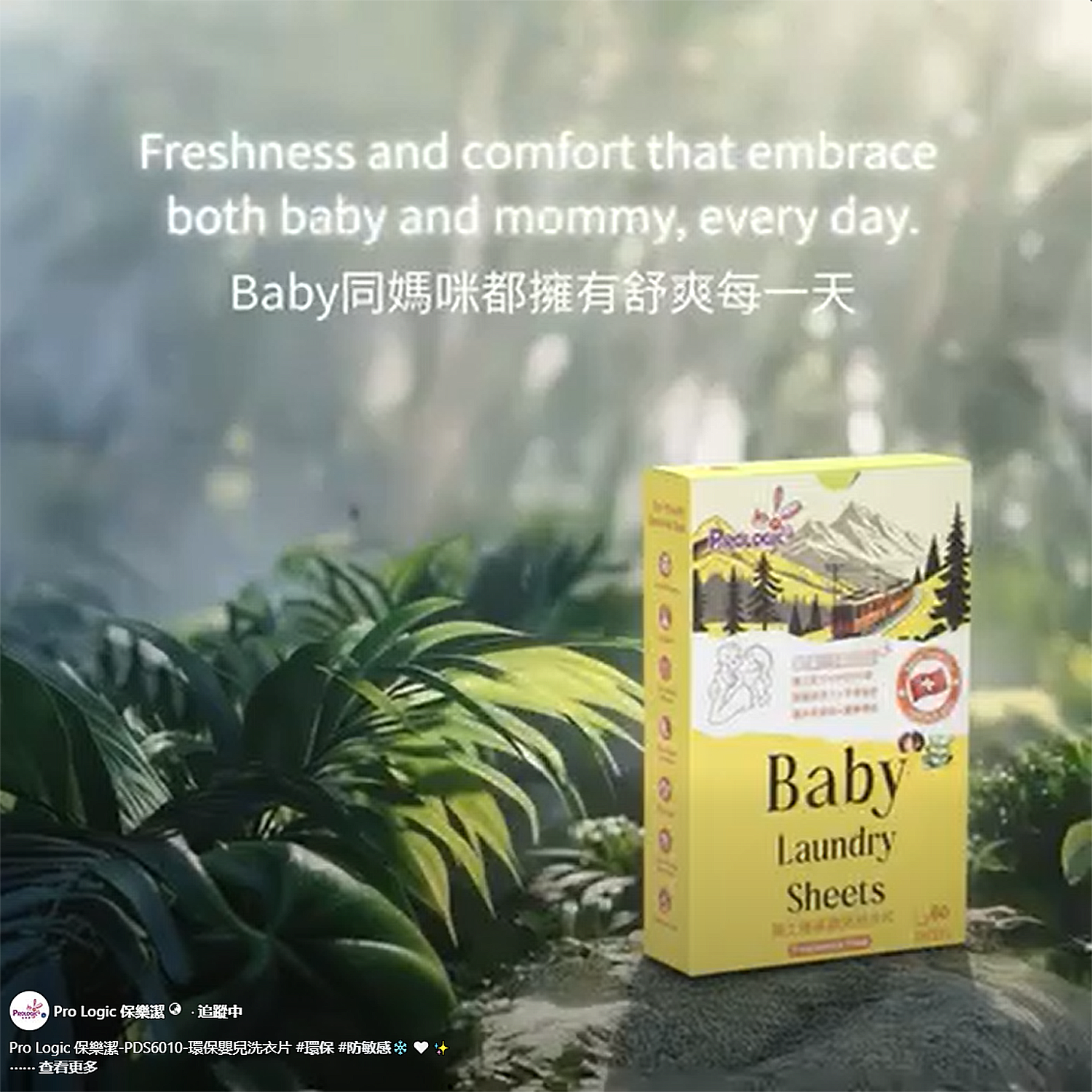 保樂潔 瑞士環保留香洗衣片