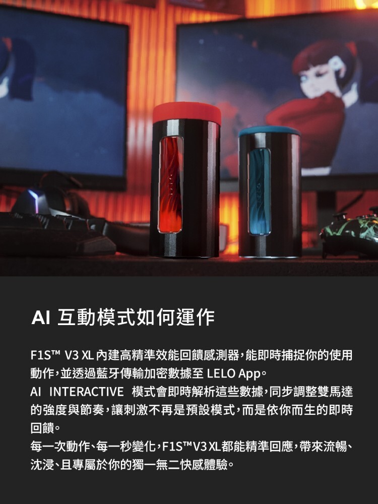 LELO F1S V3 XL 手機遙控 電動飛機杯 震動飛機杯