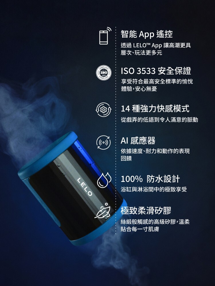 LELO F2S 手機遙控 電動飛機杯 LELO電動杯 app飛機杯