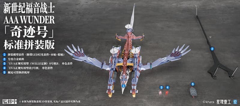 預購26/10 星環重工 代理版 組裝模型 新世紀福音戰士新劇場版:終 AAA Wunder 標準版