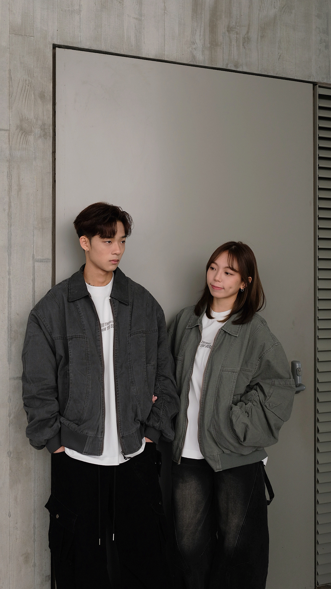 JK004 工裝外套 (女生示範款)