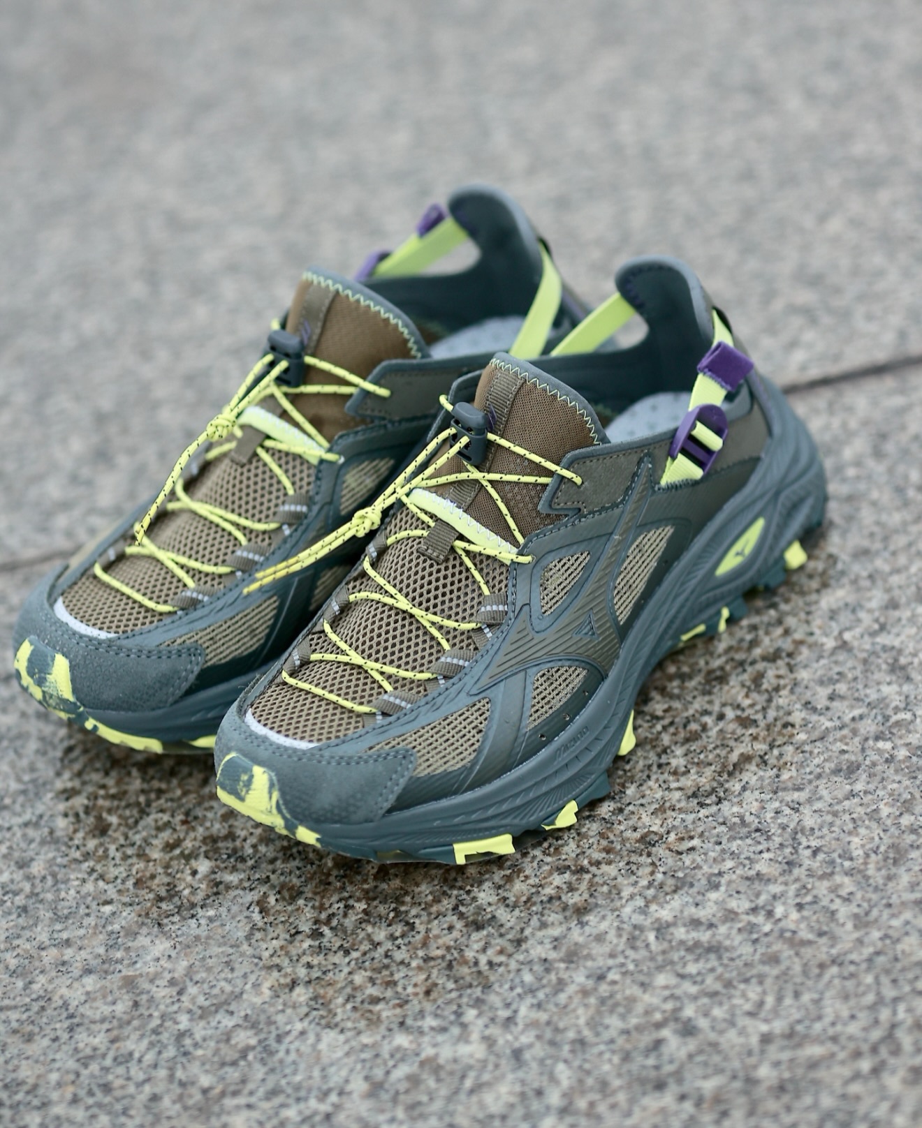 Mizuno Racer Trail SE v2 復古透氣涼鞋 棕熒光綠 G1GH261202