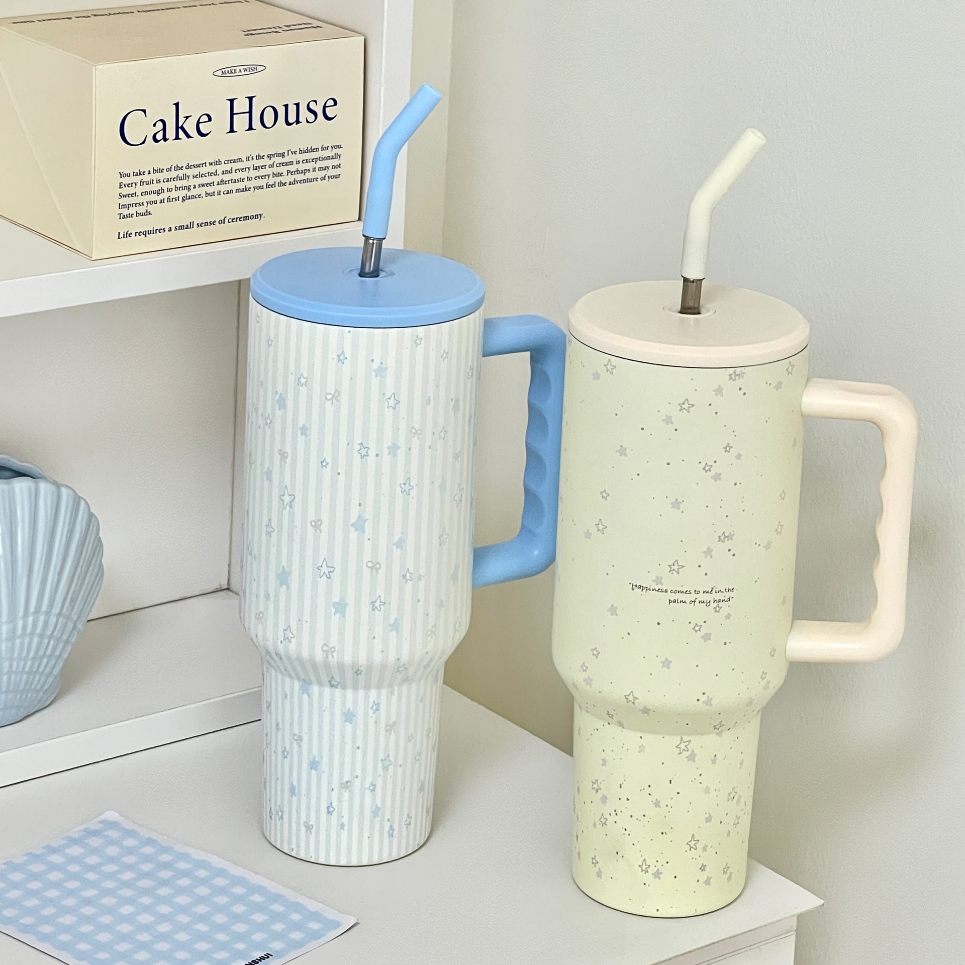 《6629》巨無霸星星大量手把冰壩杯 1200ml