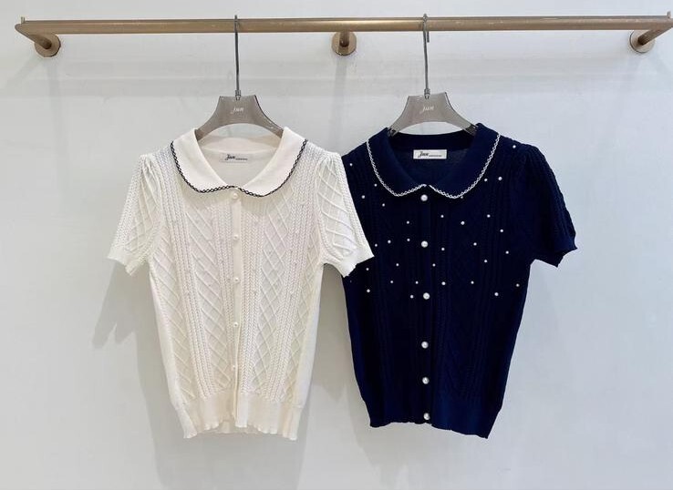 J41  菱格反領上衣 胸34-60 長22 $349[一口價]