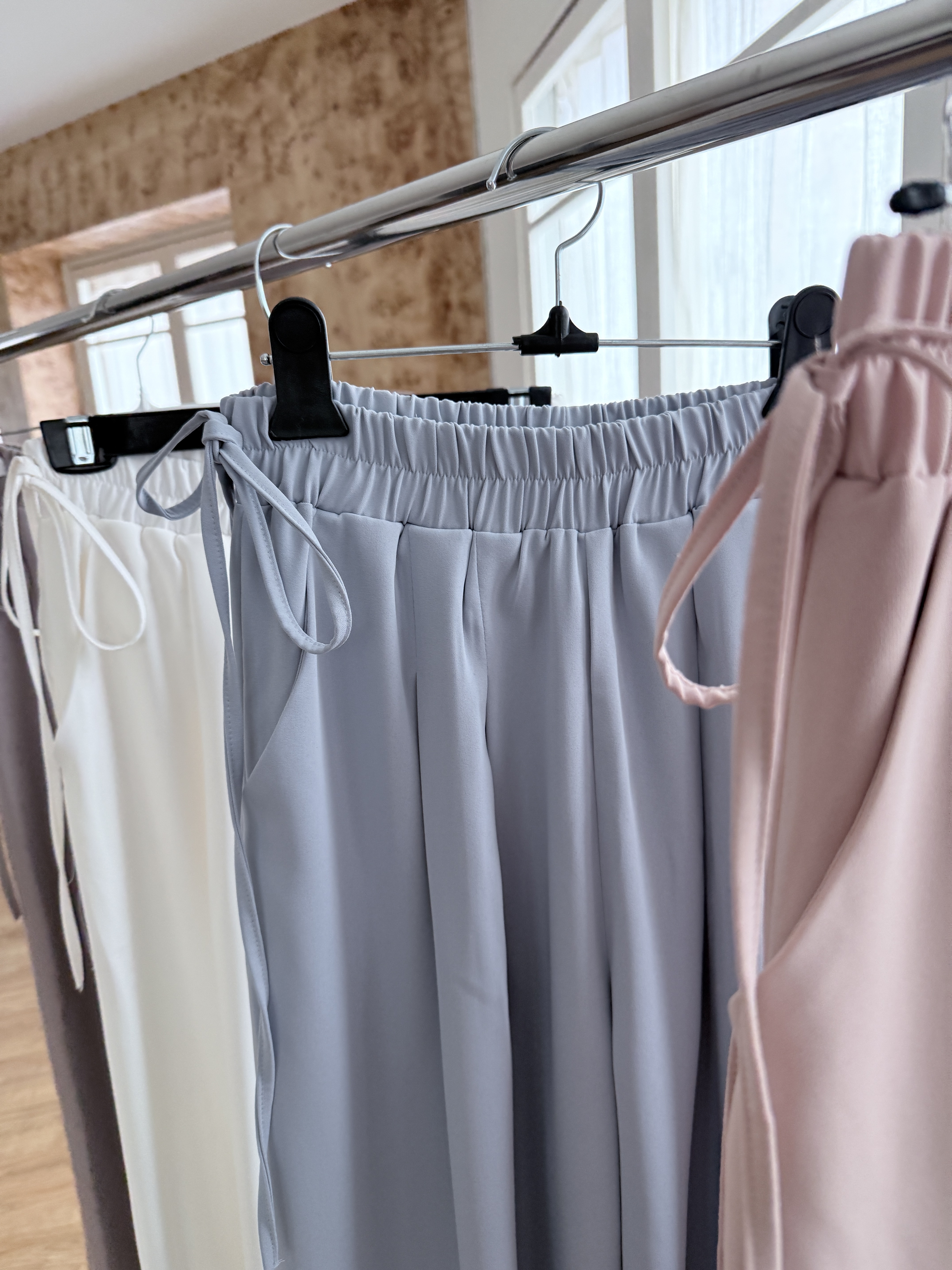 *BJ2 MADE SERIES* THE PINTUCK RIBBON WIDE LEG PANTS 260315