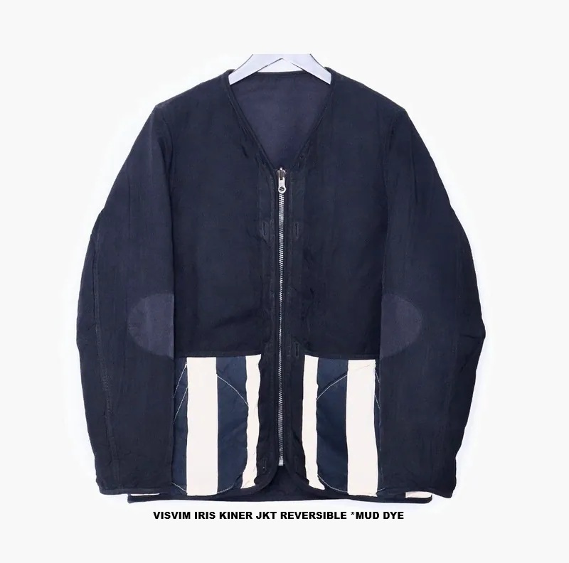 VISVIM IRIS LINER JKT REVERSIBLE *MUD DYE 泥染 - NAVY SIZE 2 PRE ORDER ITEM (預訂中)
