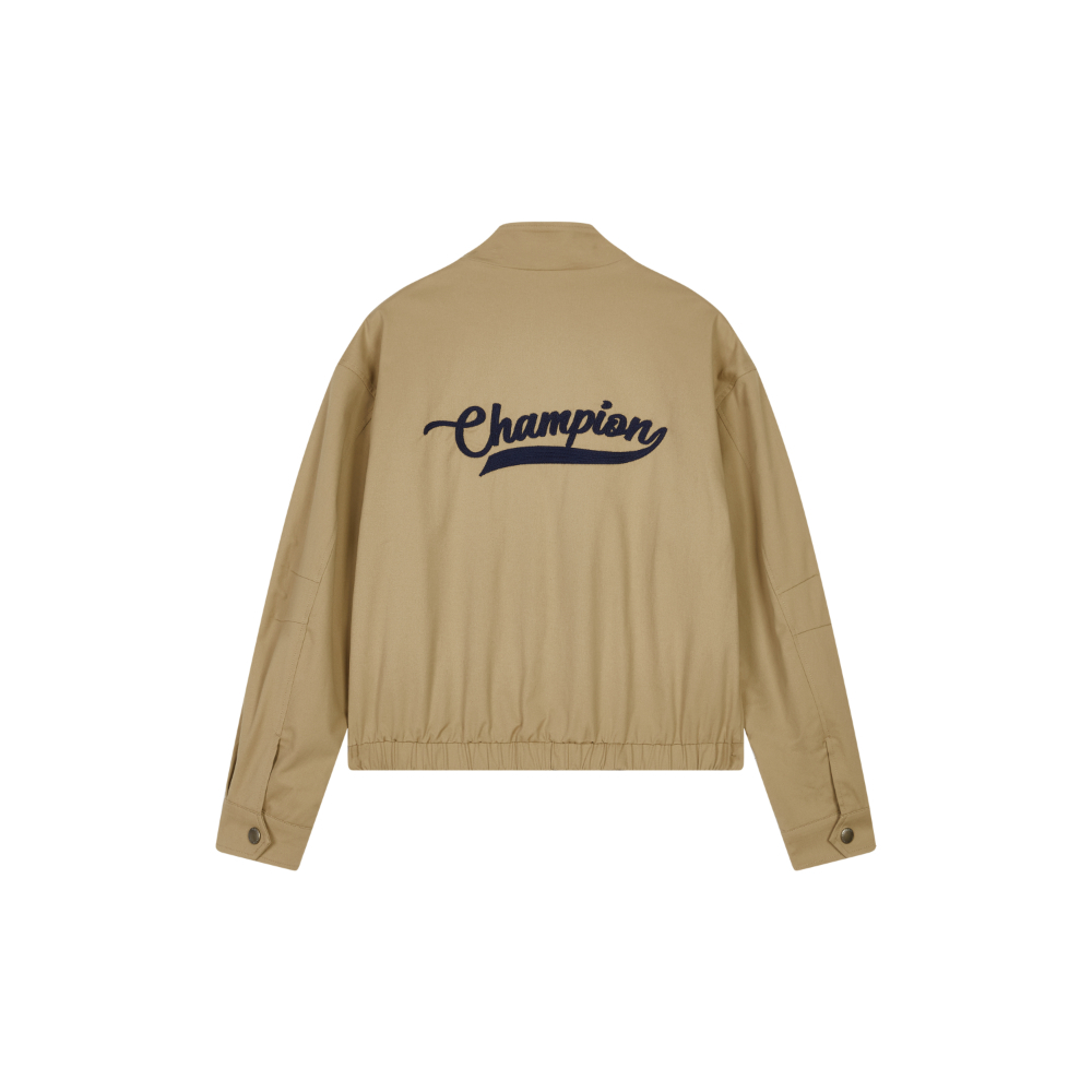 女款- CAMPUS 立領工裝夾克 -深卡其色（U6AOTSW226M703）