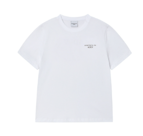 [K] ADLV WOMAN CLASSIC LOGO SHORT SLEEVE T-SHIRT WHITE, 25FW-TP-SS-LG-WCL-WHT (KAV280)