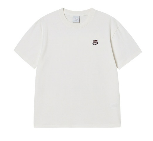 [K] ADLV CREAM 2 AC BEAR WAPPEN STANDARD T-SHIRT, 25FW-TP-SS-AW-AWT-CRM (KAV37)