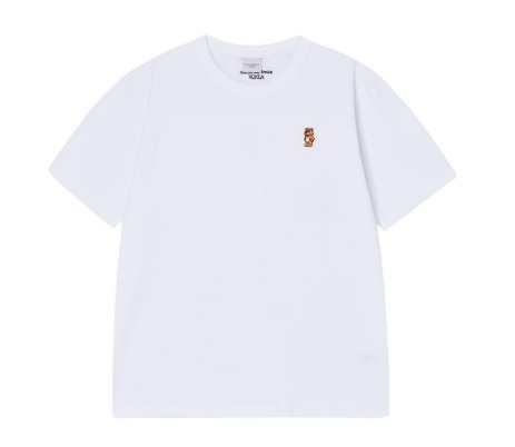 [K] ADLV LIGHT GRAY STAND AC BEAR S/S T-SHIRT, 25SS-TP-SS-AW-STA-LGR (KAV38)