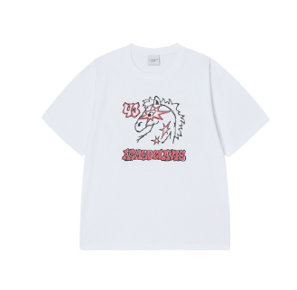 [K] ADLV WHITE YEAR OF THE HORSE SHORT SLEEVE T-SHIRT, 26SS-TP-SS-AW-YOH-WHT (KAV164)