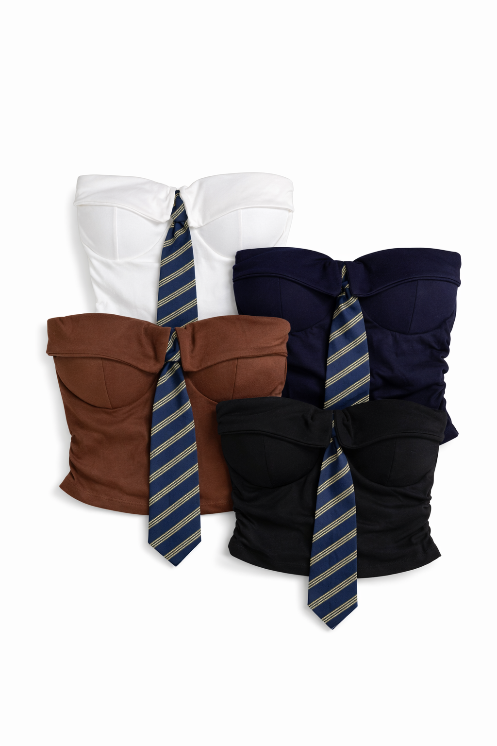 NEW翻領OL西裝領帶平口上衣