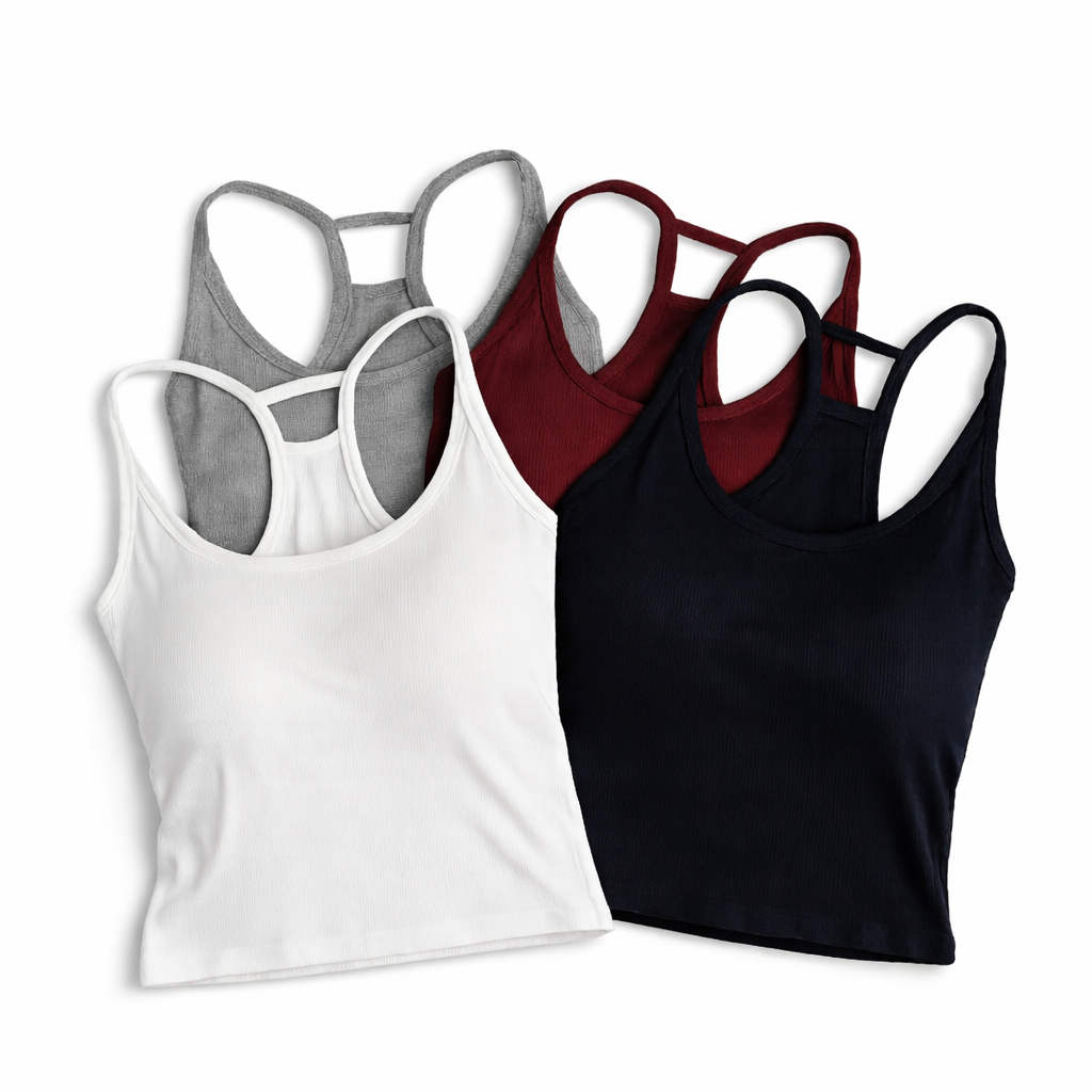 B38！不顯副乳！修身工字背心