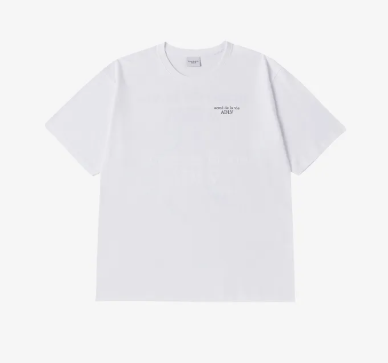 [K] ADLV CREAM BASIC LOGO T-SHIRT, 25FW-TP-SS-AW-ABR-CRM (KAV197)