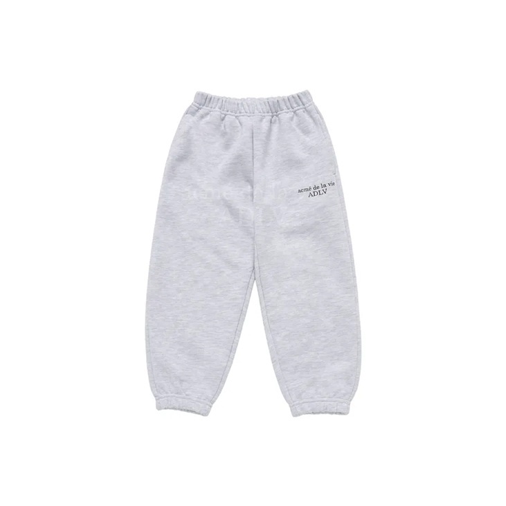 [K] ADLV MELANGE KIDS BASIC LOGO PANTS, 24FW-BT-LP-KD-KBP-MEL  (KAV68)
