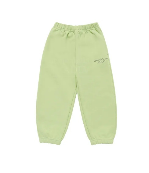 [K] ADLV MINT GREEN KIDS BASIC LOGO PANTS, 24FW-BT-LP-KD-KBP-MTG (KAV69)
