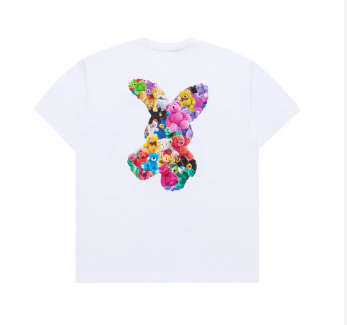 [K] ADLV BEAR DOLL FUZZY SHORT SLEEVE T-SHIRT WHITE, ADLV-24SS-SSABDF-WHT (KAV207)