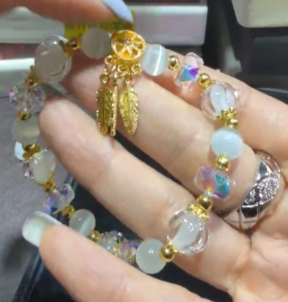 260315 - E44 雍宮扭紋貓眼設計款手串（送布袋）