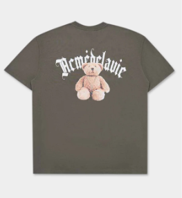 [K] ADLV GOLD CHAIN BEAR DOLL SHORT SLEEVE T-SHIRT COCOA, ADLV-23SS-SSAGCB-CCO (KAV215)