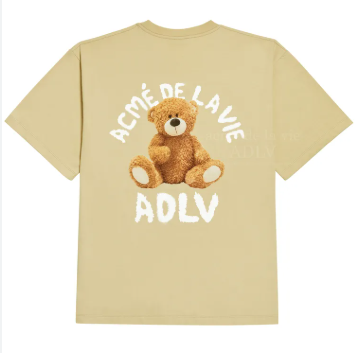 [K] ADLV TEDDY BEAR DOLL SHORT SLEEVE T-SHIRT BEIGE, ADLV-21SS-SSADBG-TBD (KAV213)