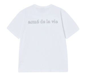[K] ADLV REFELECTION BASIC LOGO SHORT SLEEVE T-SHIRT WHITE, 25FW-TP-SS-LG-RFB-WHT (KAV225)