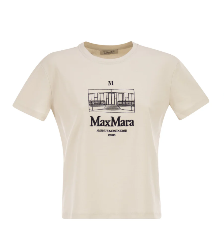 1FF0101-571 [MAX MARA S] T-Shirt White (SS26) #2619971021600-SMMBELLA-001 (C-EU-E)