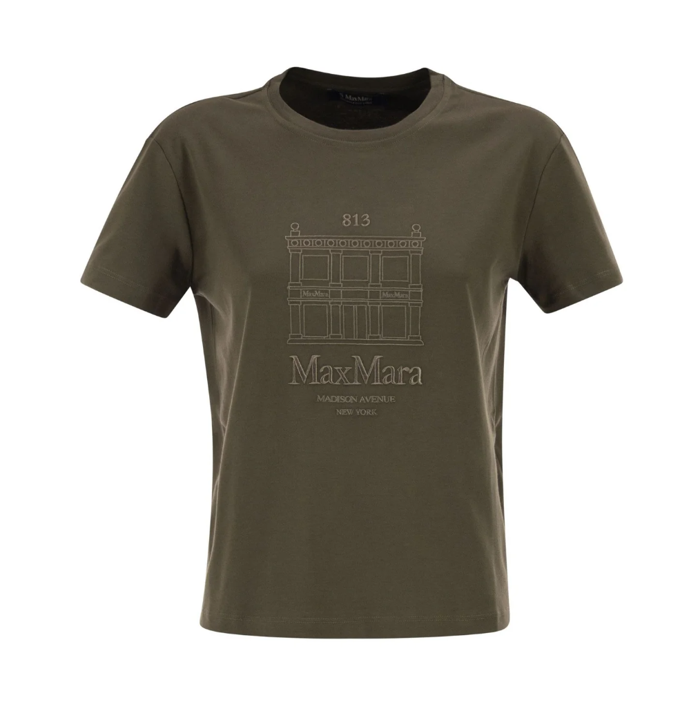 1FF0101-572 [MAX MARA S] T-Shirt Green (SS26) #2619971021600-SMMBELLA-009 (C-EU-E)