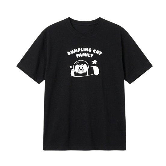 夜光太空餃貓 T-shirt