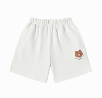[K] ADLV CREAM BEAR LOGO SHORT, 26SS-BT-SP-CO-KLS-CRM (KAV249)