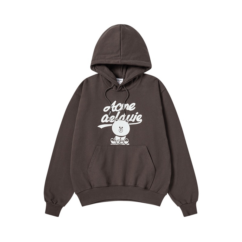 [K] ADLV DARK BROWN AUTHENTIC LINE FRIENDS HOODIE, 26SS-TP-HD-CO-LFH-DBR (KAV96)