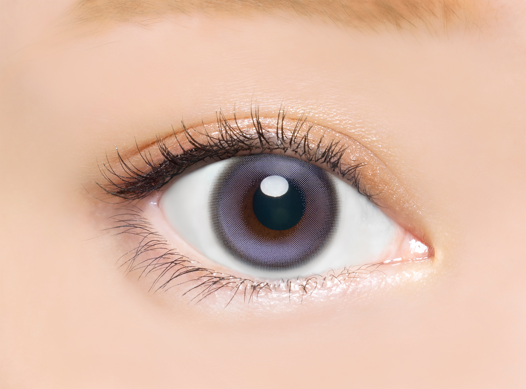 Bambi Series Angel Color Color Contact Lenses 每日即棄有色隱形眼鏡(1DAY) (10片) Snow Purple