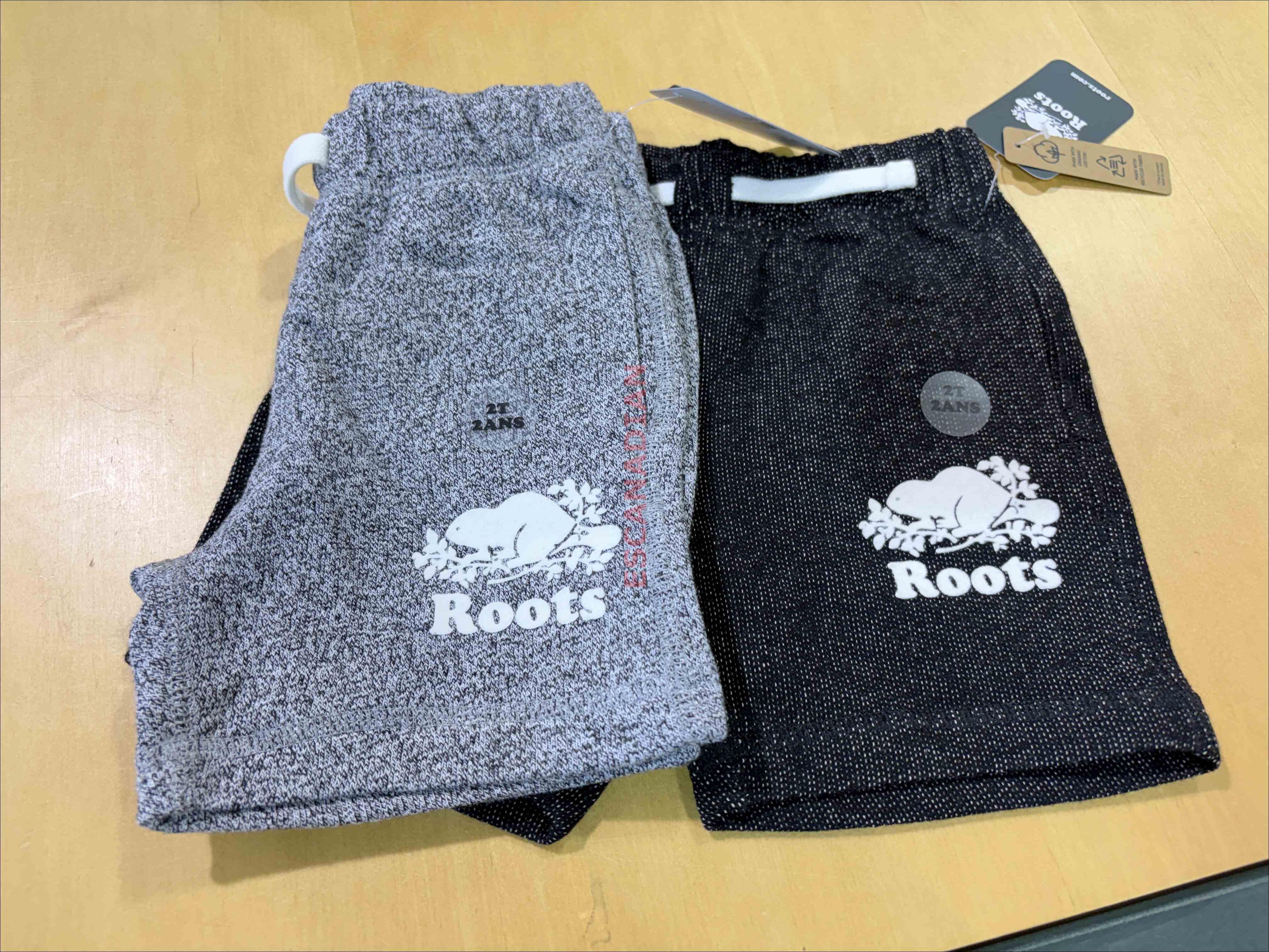 ROOTS 小童/Baby 有機棉 經典款 海狸 棉短褲 (2色)