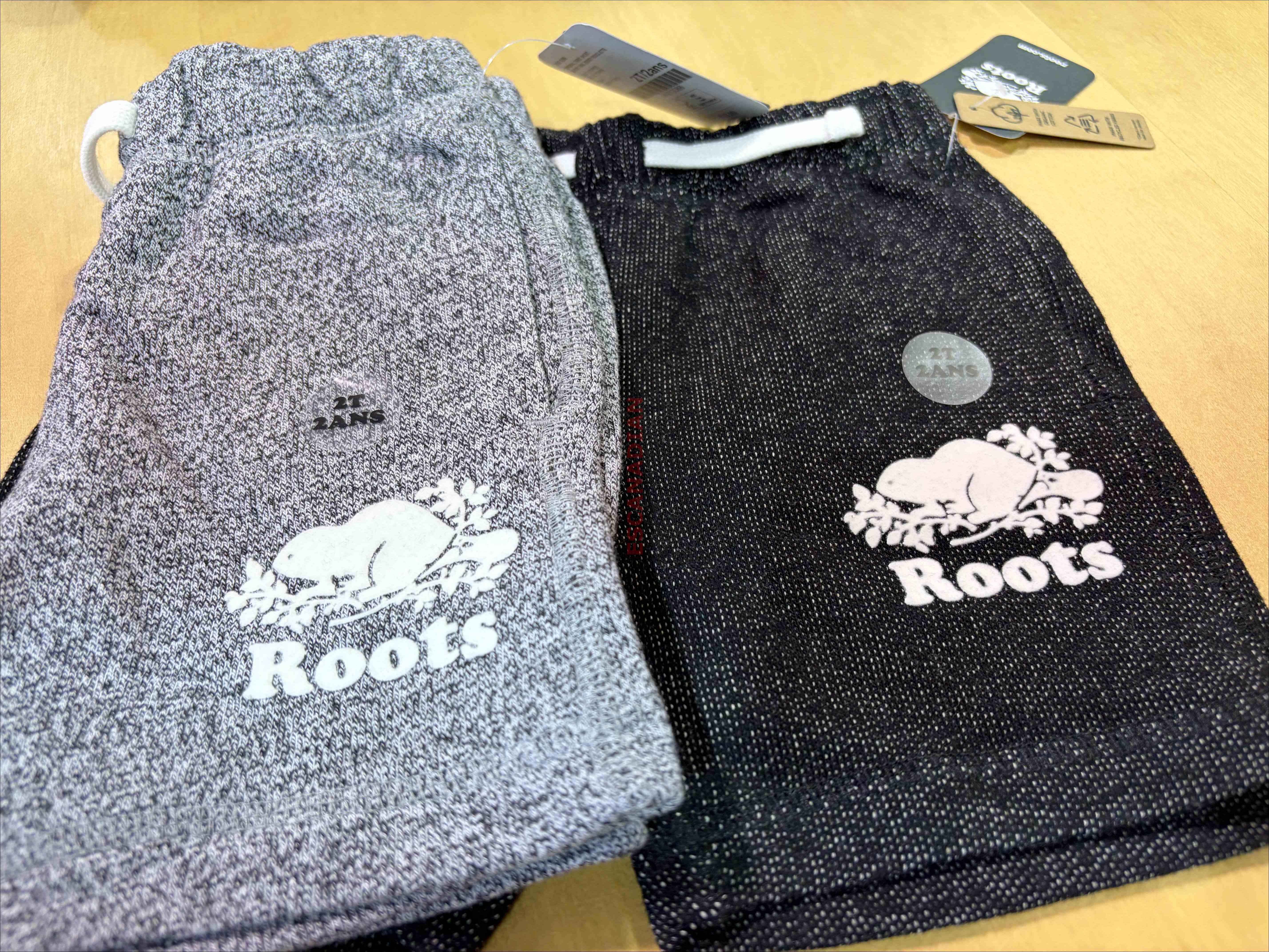 ROOTS 小童/Baby 有機棉 經典款 海狸 棉短褲 (2色)