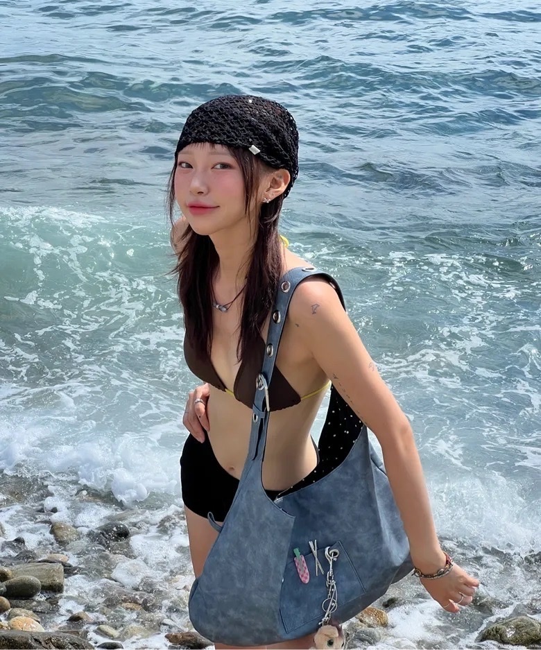 （預購）🇰🇷徐玄同款🔥Leterie 雙面點點包 兩用包 托特包