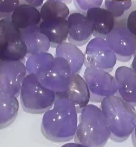 260315 - E63 巨型愛心薰衣草紫水晶（左右通窿）隔珠1粒