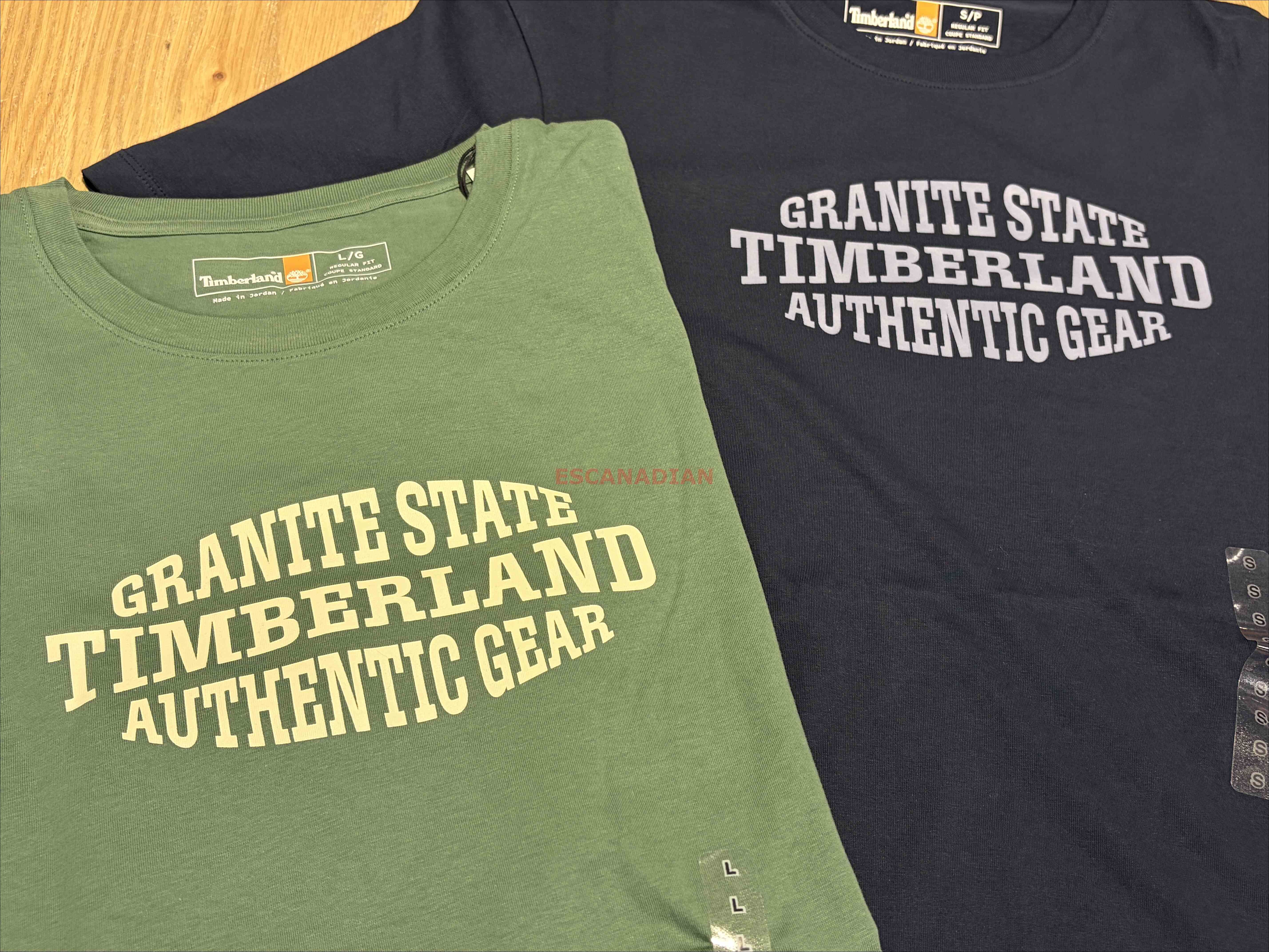 Timberland 大人 字樣圖案  短TEE (2色)