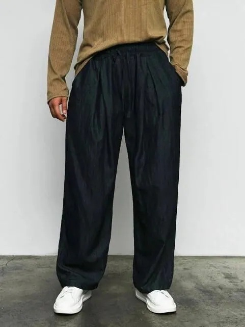 褶皺時尚休閒褲