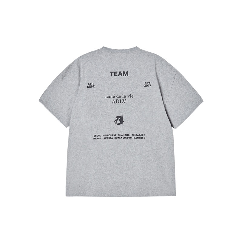 [K] ADLV MELANGE TEAM ACME DE LA VIE SHORT SLEEVE T-SHIRT, 26SS-TP-SS-AW-TAV-MEL (KAV144)