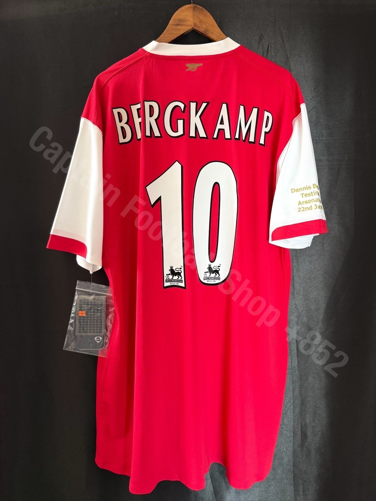 Player Issue) Arsenal 2006 Dennis Bergkamp Testimonial