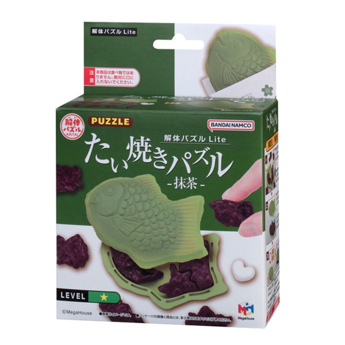 [解體拼圖][食物系列]抹茶鯛魚燒Lite