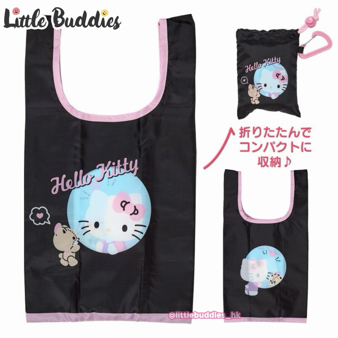 日本 Sanrio 環保袋連收納爬山扣束繩袋