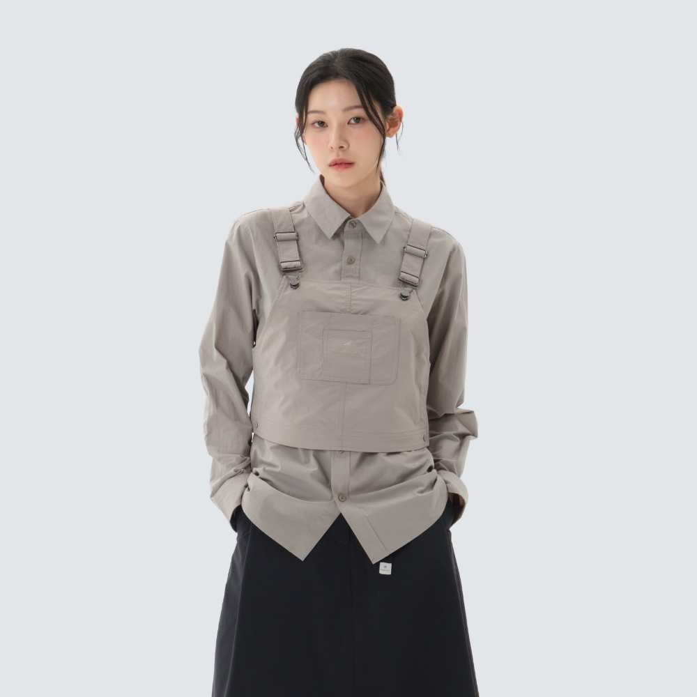 【代購】Snow Peak Cland Sleeveless Vest 女款短版防潑水背心 S26MWD-VE13